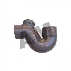 10389 Sifón Turco Horizontal para aguas fecales y pluviales