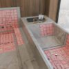 Desagüe válvula sifónico bañera de obra con rebosadero Acabado INOX