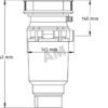 13849.jpg Triturador de desperdicios para fregadero de cocina (0.5 HP)