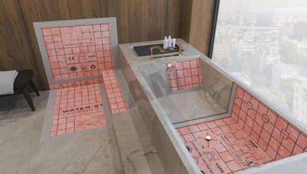 22538.jpg Desagüe válvula sifónico bañera de obra con rebosadero Acabado Negro