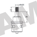 Cartucho-inverso-2.png Cartucho inverso de 2 salidas 29mm, de latón, discos cerámicos CRICR-715Q00