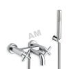 ev180_51.jpg Grifo de Bañera Bimando de Pared con Kit de Ducha - C180
